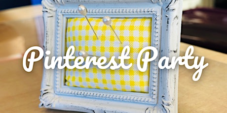 Pinterest Party: Picture Frame Pin Cushions