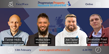 London Event | Progressive Property Network Stratford 13th February primary image