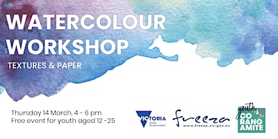 Watercolour Workshop - Textures & Paper (Free) primary image