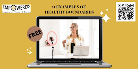 21 Examples Of Healthy Boundaries Masterclass Free Webinar primary image