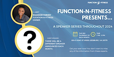 Function-N-Fitness Presents... primary image