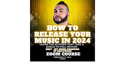 Imagen principal de 30 MUST KNOW SECRET STEPS TO RELEASING YOUR MUSIC IN 2024