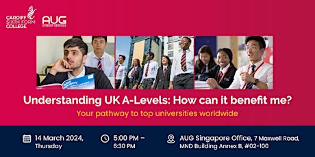 Imagen principal de Cardiff Sixth Form: UK A-Levels Seminar - 14 March 2024