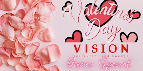 Valentine's Day ROOFTOP Dinner @Vision Lounge primary image