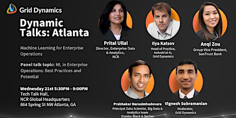 Dynamic Talks: Atlanta "Machine Learning for Enterprise Operations" primary image