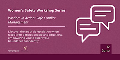 Wisdom in Action: Safe Conflict Management primary image