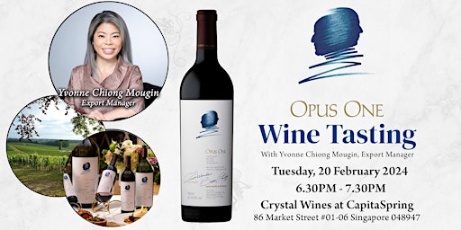 Crystal Wines Presents: Opus One Tasting primary image