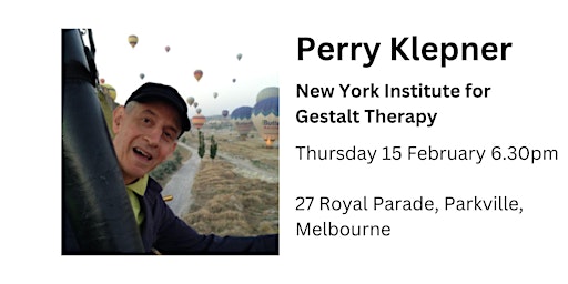 Imagem principal de An evening with Perry Klepner from New York Institute for Gestalt Therapy