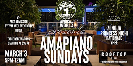 Amapiano Sundays (Africa 2 the World) primary image