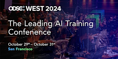 Primaire afbeelding van ODSC West 2024 Conference || Open Data Science Conference