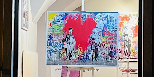 Primaire afbeelding van Mr. Brainwash neue Arbeiten 2024 | Balloon Girl - Banksy Thrower - Einstein