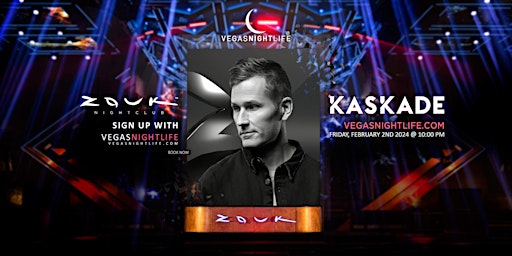 Imagen principal de Kaskade | Zouk Nightclub Las Vegas Party Friday