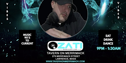 Imagem principal do evento Friday nights with DJ Zati at Tavern in Merrimack