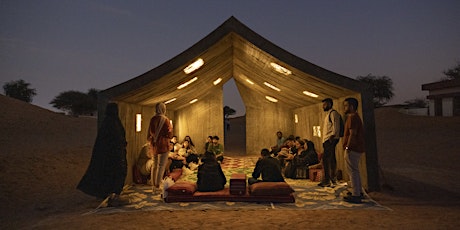 Hauptbild für An evening at the Concrete Tent with DAAR  x Sharjah Architecture Triennial