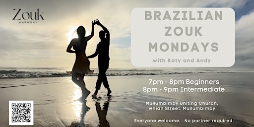 Primaire afbeelding van Zouk Mondays - Beginners class - Casual one pass