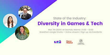 Hauptbild für State of the Industry - Diversity in games and tech