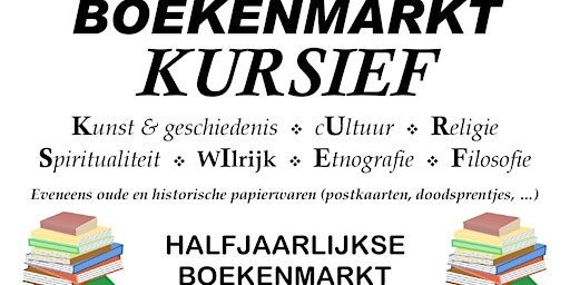 Imagem principal do evento Boekenmarkt Kursief