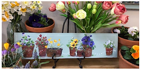 Spring Flower Pot Painting Workshop