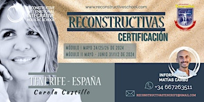 Primaire afbeelding van Certificación Reconstructivas Tenerife - Mayo/Junio 2024