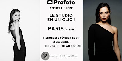 Logo for event Workshop Profoto - Le studio en un Clic