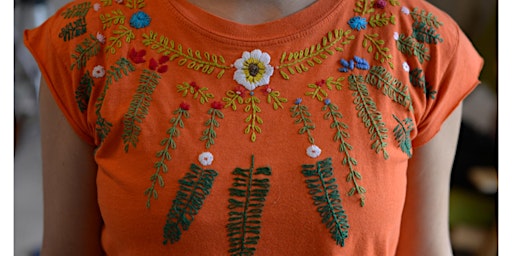 Mending / Updating clothes with hand embroidery primary image