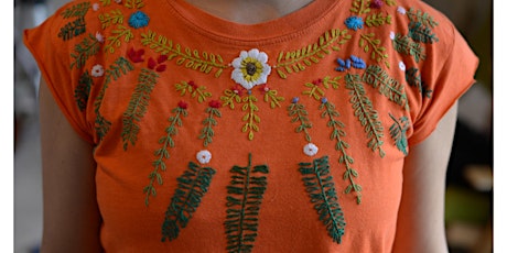 Mending / Updating clothes with hand embroidery primary image