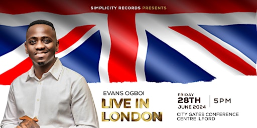 Primaire afbeelding van EVANS OGBOI - LIVE IN LONDON