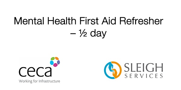 Mental Health First Aid Refresher - 1/2 day