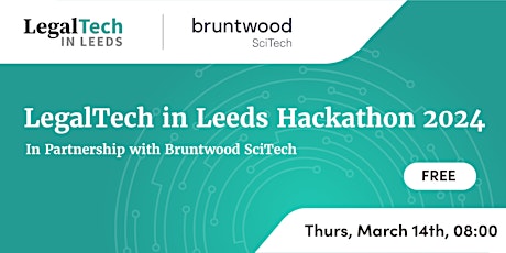 Image principale de LegalTech in Leeds Hackathon 2024, in partnership with Bruntwood SciTech