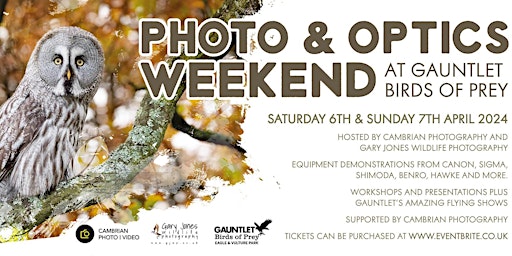 Primaire afbeelding van Photo and Optics Weekend at Gauntlet Birds of Prey