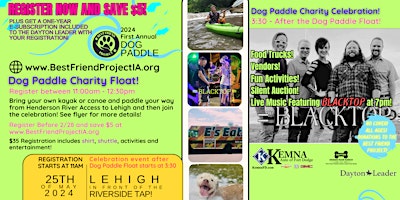 Imagem principal do evento First Annual Dog Paddle