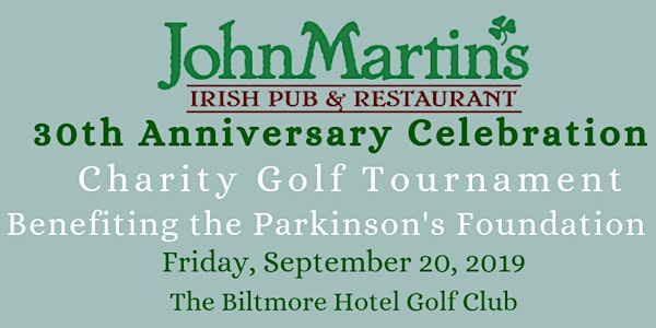 JohnMartin's 30 Year Anniversary Golf Tournament