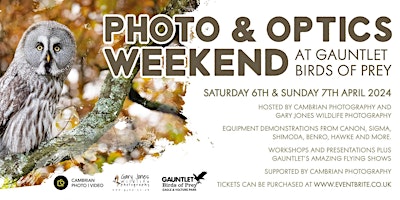 Photo and Optics Weekend at Gauntlet Birds of Prey primary image