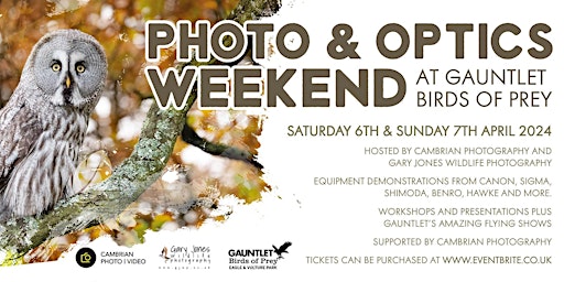 Primaire afbeelding van Photo and Optics Weekend at Gauntlet Birds of Prey