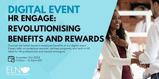 Imagem principal do evento HR Engage: Revolutionising Benefits and Rewards