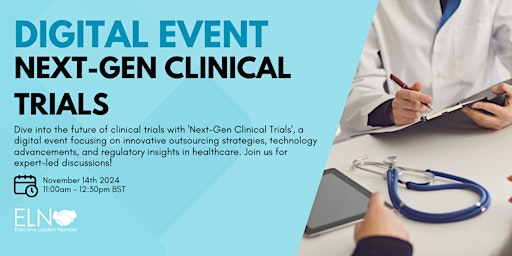 Imagem principal do evento Next-Gen Clinical Trials