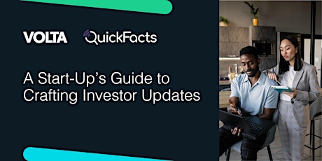A Start-Up's Guide to Crafting Investor Updates primary image