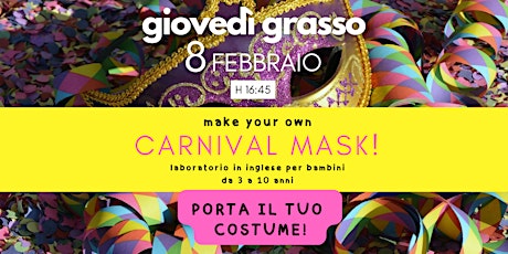 Immagine principale di Make your own Carnival mask! 