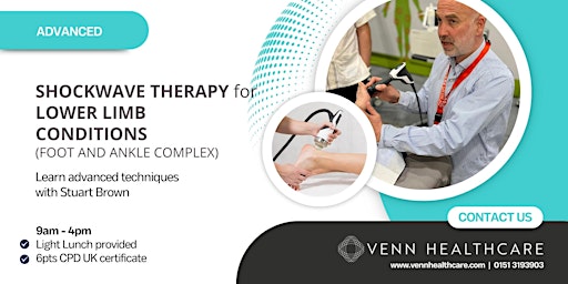 Primaire afbeelding van SHOCKWAVE THERAPY FOR LOWER LIMB CONDITIONS (FOOT AND ANKLE COMPLEX)