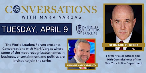 "Conversations with Mark Vargas" presents Bernard Kerik primary image