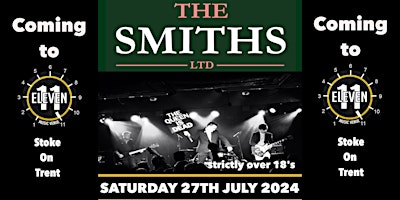 Immagine principale di The Smiths ltd live Eleven Stoke 