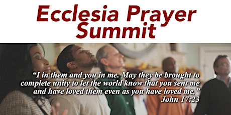 "Ecclesia" Prayer Summit - Fall 2019 primary image