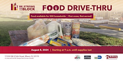 Copy of Be Strong International's August Food Drive 2024 primary image