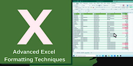 Hauptbild für Excel: Advanced Formatting Techniques (365/2019)