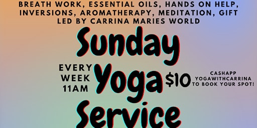 Sunday Yoga Service primary image