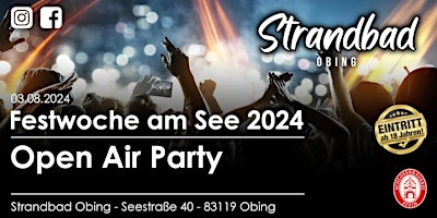 Open Air Party - Festwoche am See 2024 primary image