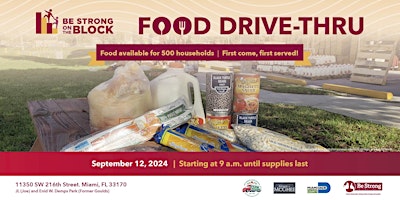 Be Strong International's September Food Drive 2024 primary image