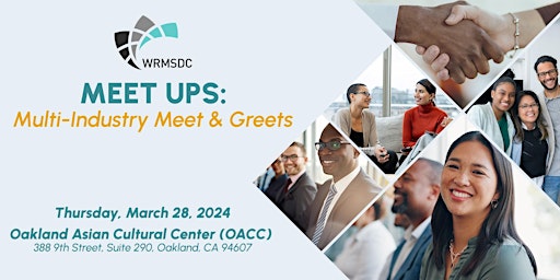 Imagem principal do evento WRMSDC MEET UPS: MULTI-INDUSTRY MEET & GREETS