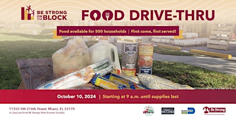 Be Strong International's October Food Drive 2024