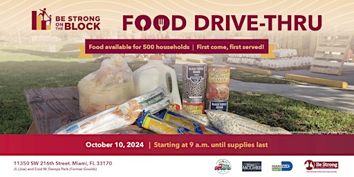 Be Strong International's October Food Drive 2024 primary image